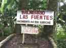 Las Fuentes sign